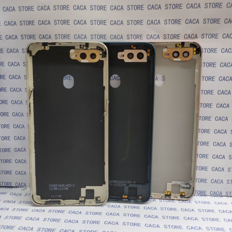 FRAME+TULANG BEZZEL BACKDOOR KESING CASING HOUSING FULLSET OPPO A7 A 7 ORIGINAL