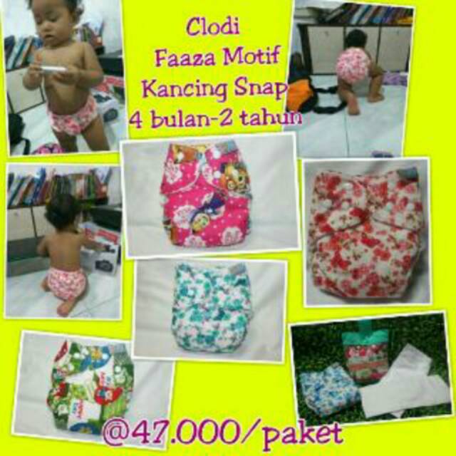 Clodi faaza / popok kain   / pengganti pampers / pospak / diapers murah