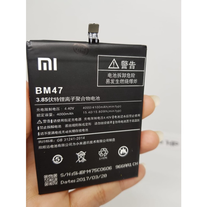REDMI 4X - ORIGINAL BATERAI BATRE BATERE BATTERY BATRAI BATERAY BATREI BATU BATTRE BATERY XIAOMI REDMI 3 BM47 REDMI3 - REDMI 4X REDMI4X - REDMI 3X REDMI3X - REDMI 3S REDMI3S PRO PRIME ASLI XIAOMI