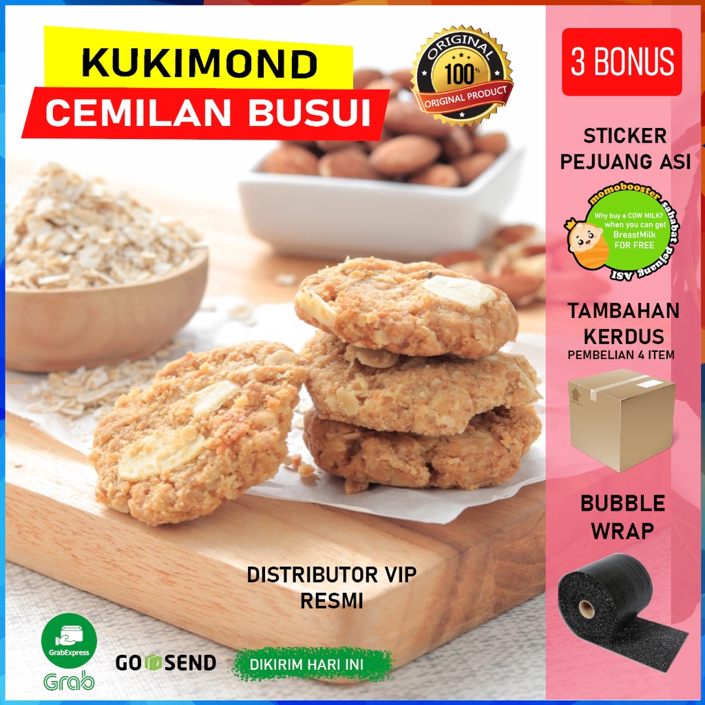 KUKIMOND Premium Almond &amp; Oat Cookies