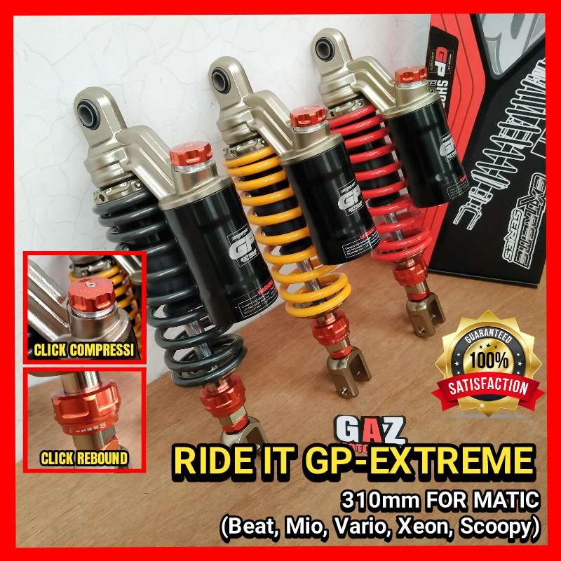 Skok Tabung Ride IT GP Matic 310mm Shockbreaker Shock Beat Street Vario Scoopy Xeon