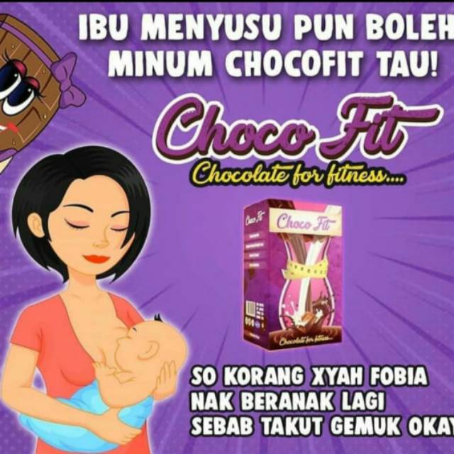 FREE ONGKIR - CHOCOFIT ORIGINAL MALAYSIA 1000% CHOCO FIT MINUMAN COKLAT PELANGSING DIET