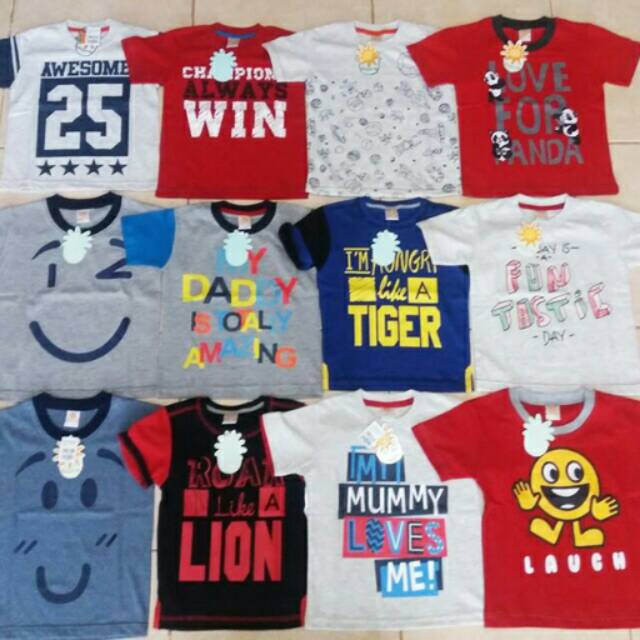 Grosir kaos little m brand matahari min 10 pcs