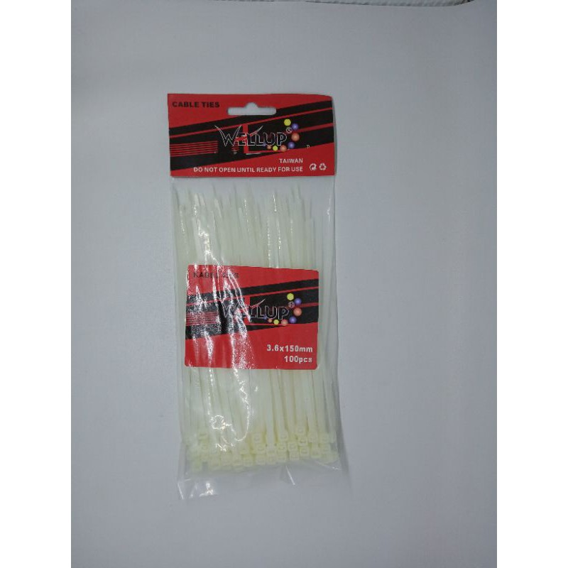 Kabel Ties Tis Putih, Cable Ties, Pengikat 3,6 x 150 mm