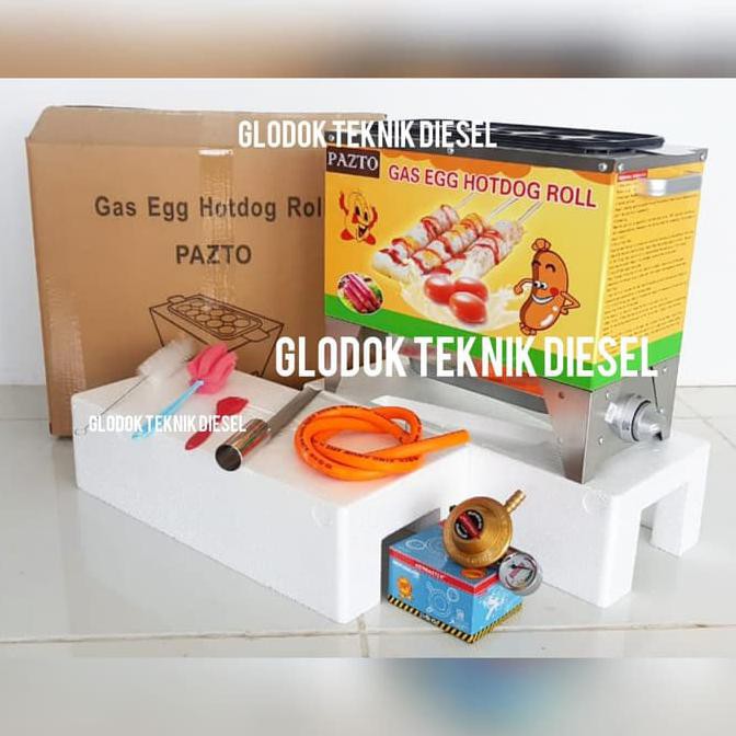 Mesin Sostel Sosis Telur 10 Lubang Gas Mesin Sosis Telor