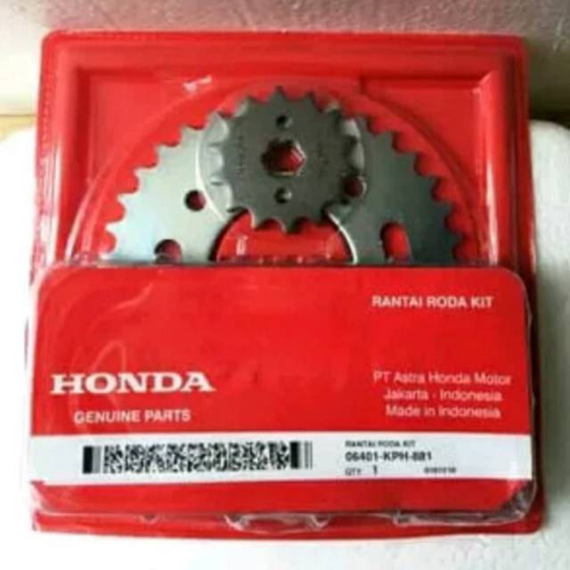 Gear gir set rantai gir set kit kharisma supra X 125