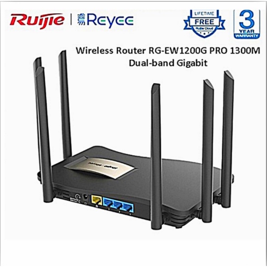 Ruijie Reyee RG-EW 1200G pro 1300m duel band gigabite wirelees Router