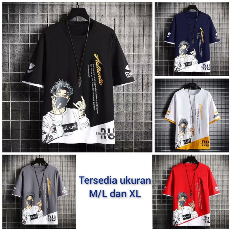 ATASAN PRIA KAOS TAURUS BABYTERRY