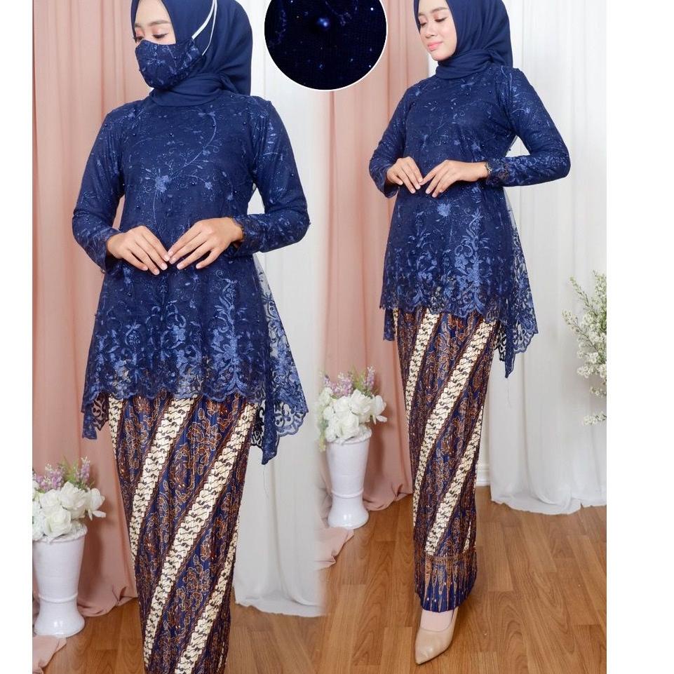 Harga Murah.. Kebaya Wisuda Modern Stelan Kebaya Kondangan Set Kebaya Terbaru Baju Pager Ayu Dress b