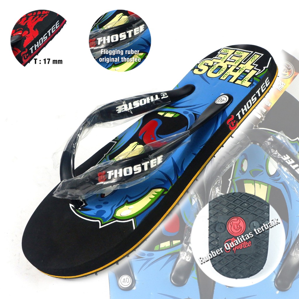 Sandal Jepit Pria Sandal Distro Thostee SSK 010 pusatmode1234