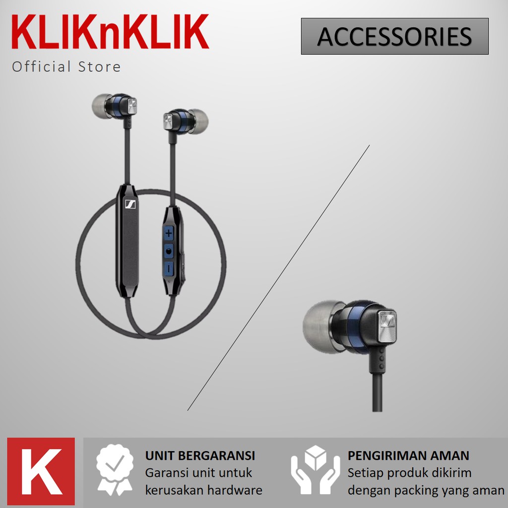 SENNHEISER CX 6.00BT WIRELESS HEADSET BLUETOOH GARANSI 2 TAHUN