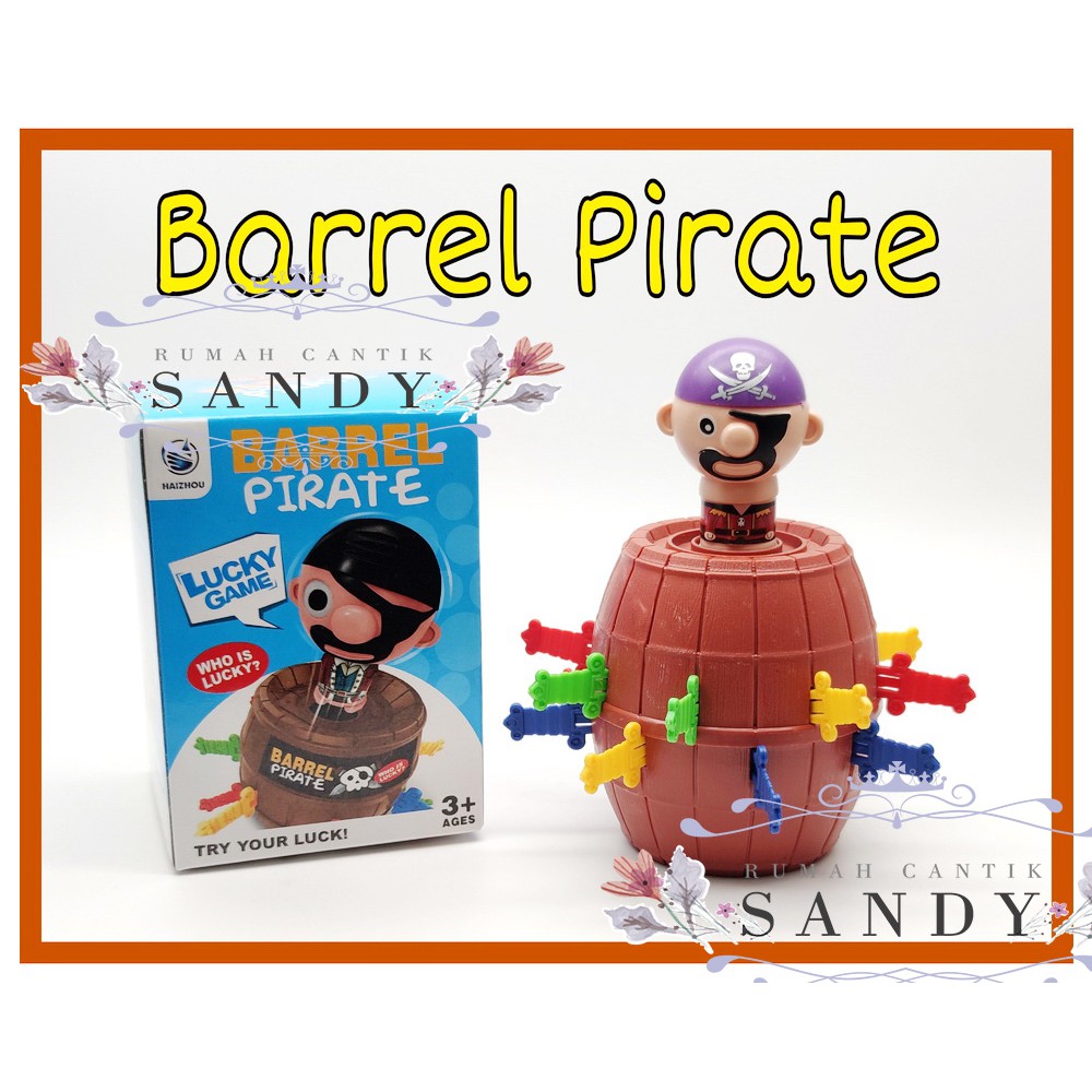 Barrel Pirate ~ Mainan Tong Bajak Laut ~ Running Man Game