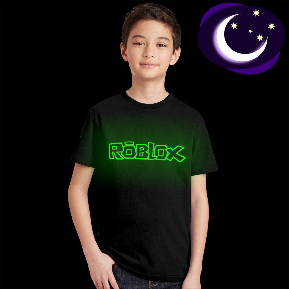 Cahaya Dark Green Light Anak T Shirt Roblox Logo Cetak Anak Tshirt - superman logo t shirt logo roblox