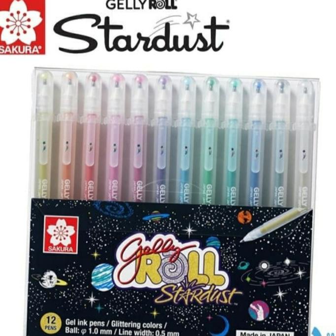 

Sakura Gelly Roll Stardust Set 12 # Glitter Pen Gel Ink Pens