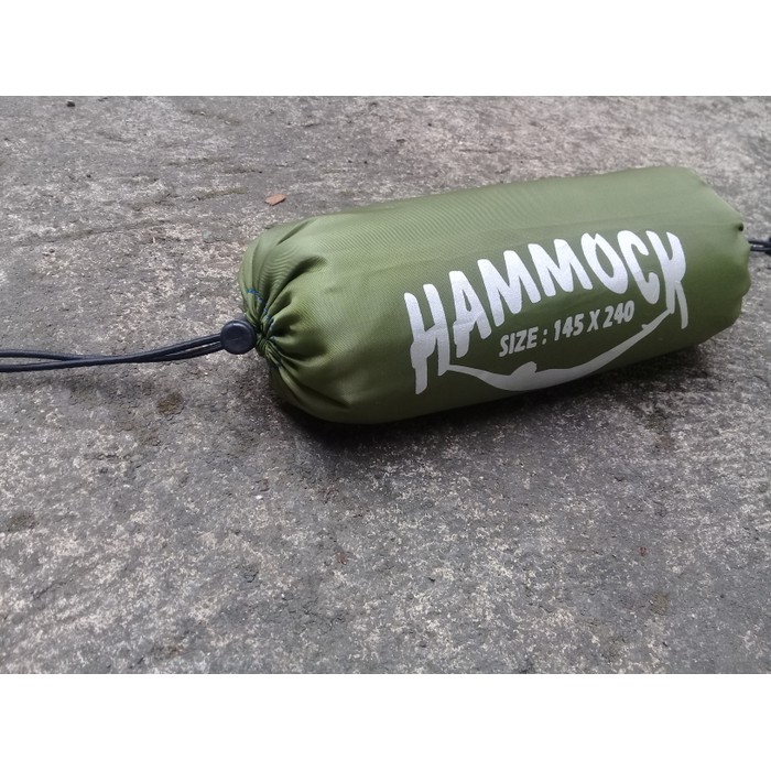 Hammock / Ayunan / Hemok / Hamok Hijau Army