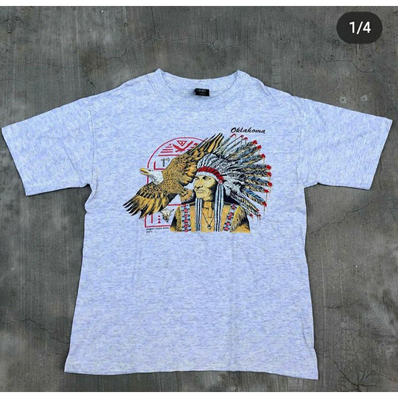 KAOS VINTAGE OKLAHOMA ALL OVER SINGLE STITCH