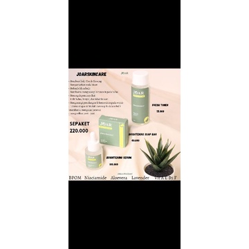PAKET SKINCARE PERAWATAN WAJAH JOAR BRIGHTENING SERIES