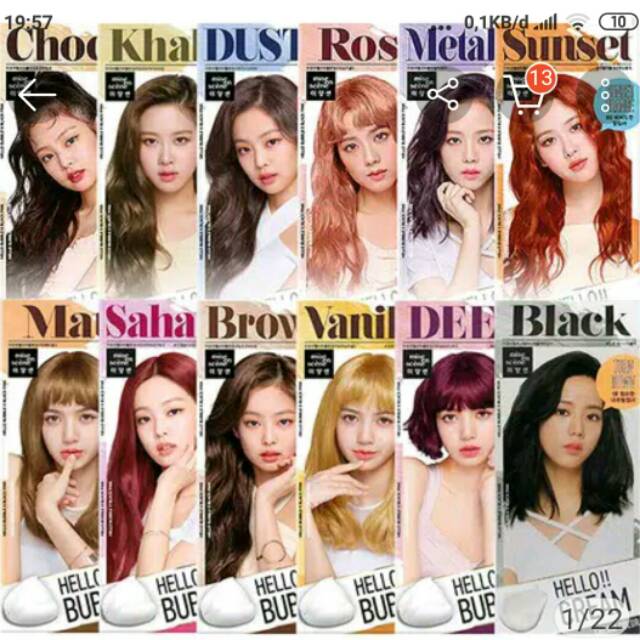 Cat rambut mise en scene korea asli Shopee Indonesia