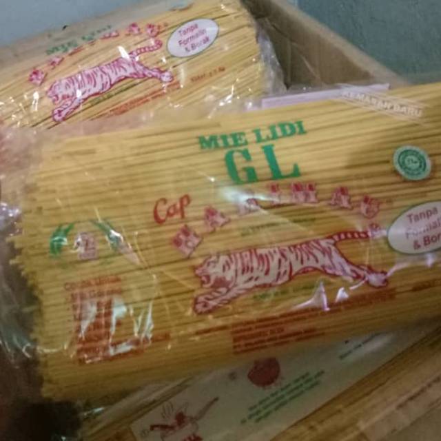 

Mie lidi gl cap harimau 500 gram