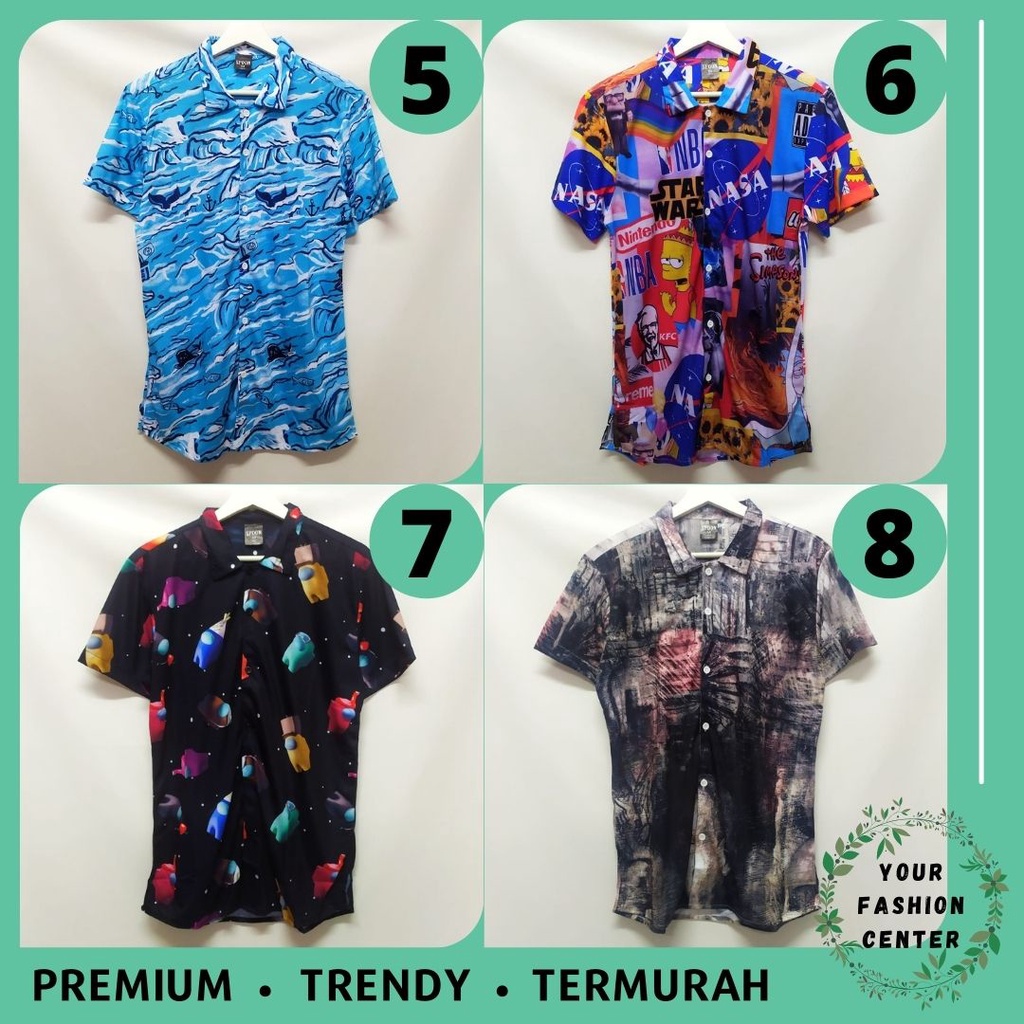 Baju Kemeja Distro Pria / Kemeja Distro Cowok / Baju Distro PKE 06