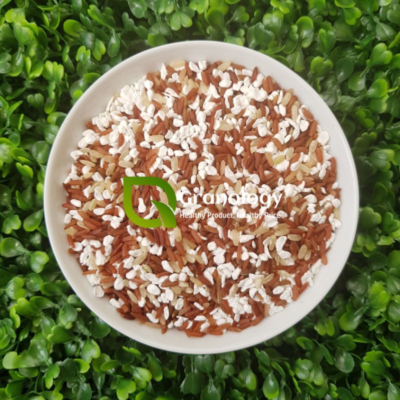 Mix Shirataki Rice 250 gram (Shirataki, Beras Merah &amp; Beras Coklat) by Granology