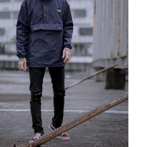 ♪ JAKET PRIA - JAKET CAGOULE BULLY INSIDE - JAKET CAGOULE BULLY - JAKET CASUAL PRIA - CAGOULE BULLY 
