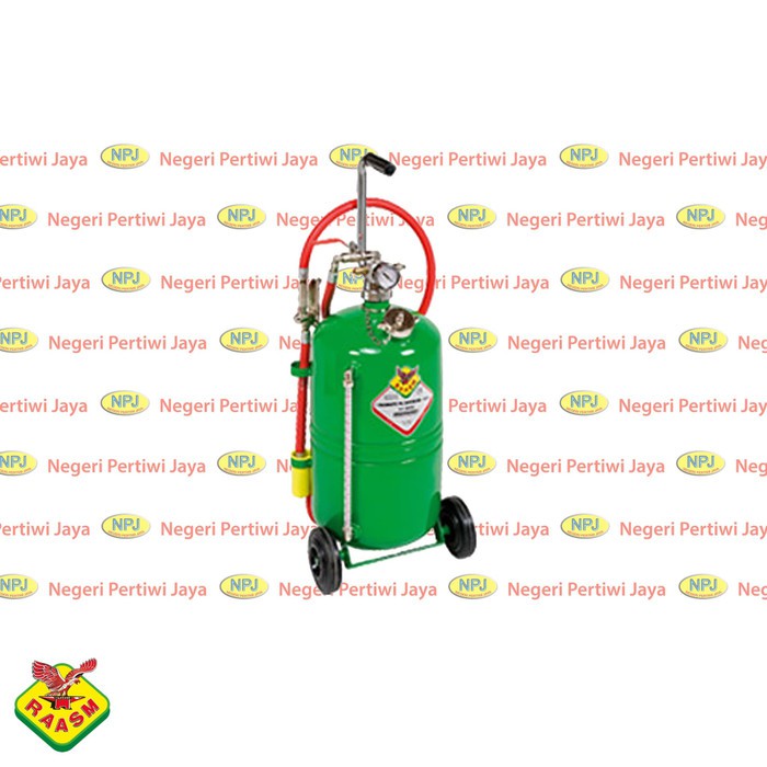 RAASM Oil Pump Disepenser Pneumatic Wheel Mounted 33024 - Pompa Oli