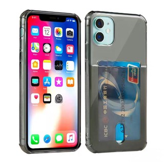 Clear SoftJelly Crack Slot Pocket Case Iphone 11 11 Pro 11