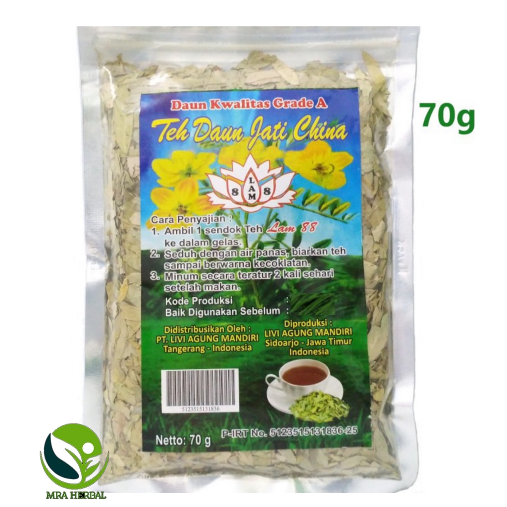 

MH Teh daun jati cina slimming leaf curah lam 88 70gr