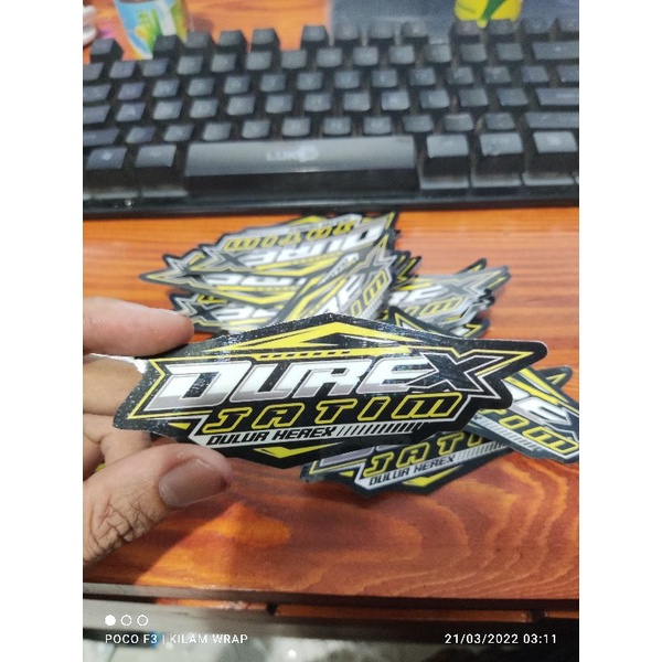 stiker durex dulur herex jatim