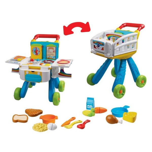 Vtech 2in1 Shop &amp; Cook Playset Kitchen 2 in 1