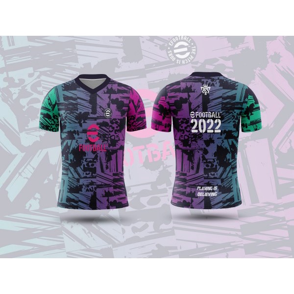 Jersey Gaming EFootball Esport Pro Evolution Soccer 2022 Custom Full Printing Art 02