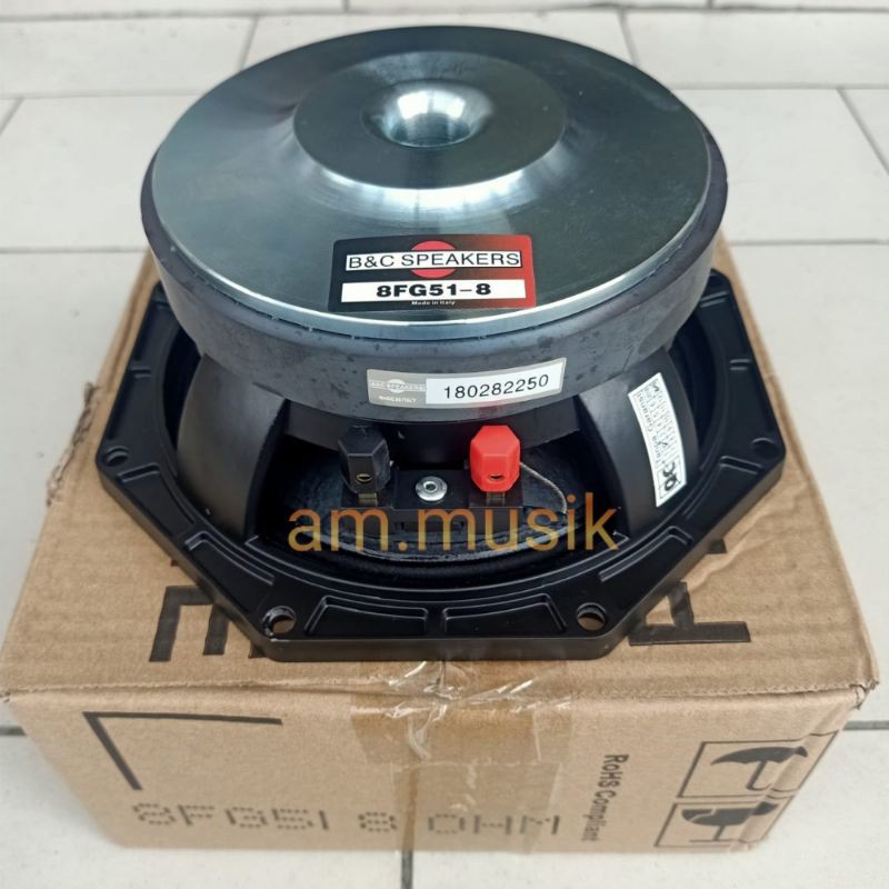 COMPONENT SPEAKER B&C 8FG51 SPEAKER 8 INCH