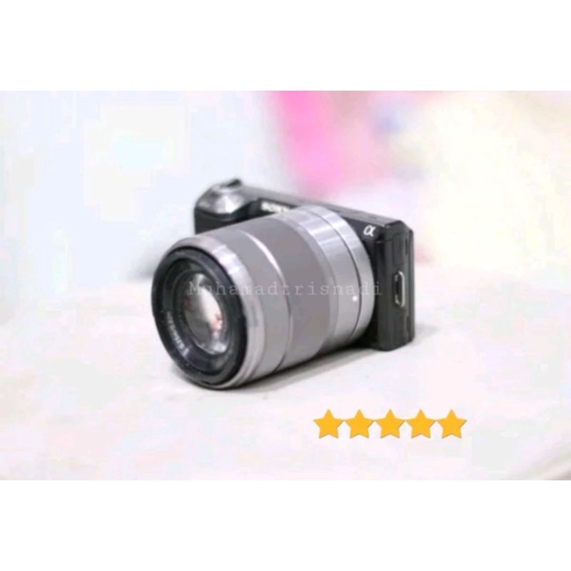 Camera Kamera Mirrorless Sony NEX 5 N NEX5 N NEX5N Lensa 18-55mm Hitam Silver Murah