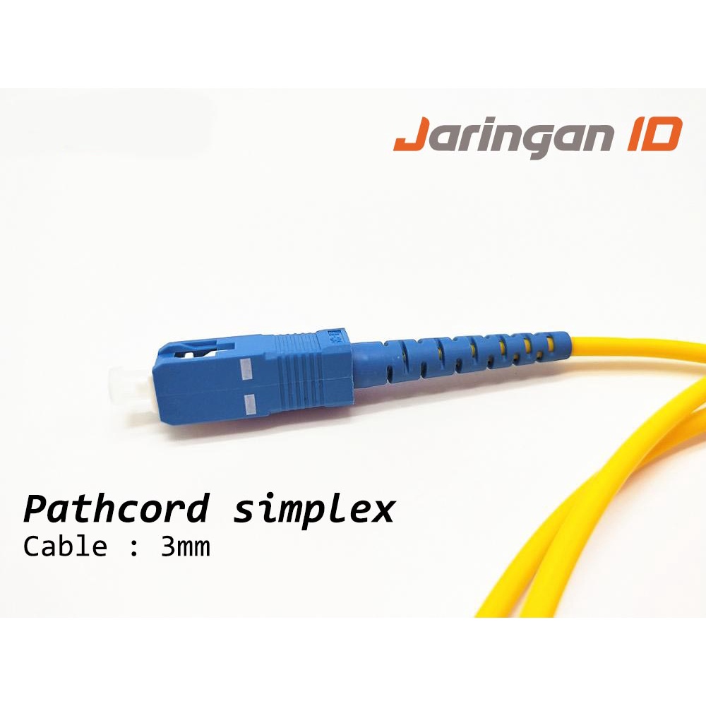 KABEL FIBER OPTIK PATCHCORD SC SC atau SC UPC SC UPC (3 METER)