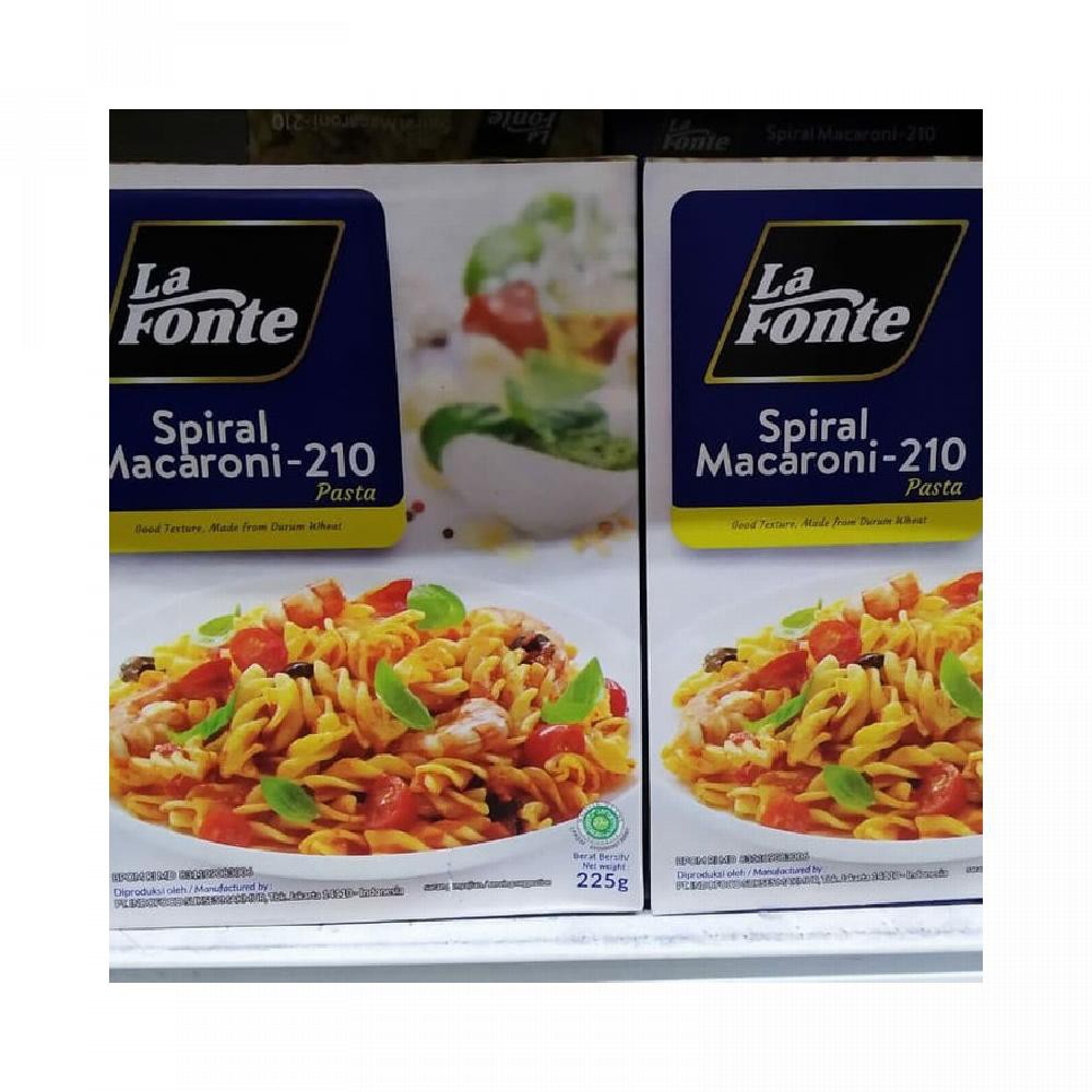 

LAFONTE SEPIRAL MACARONI 225gr