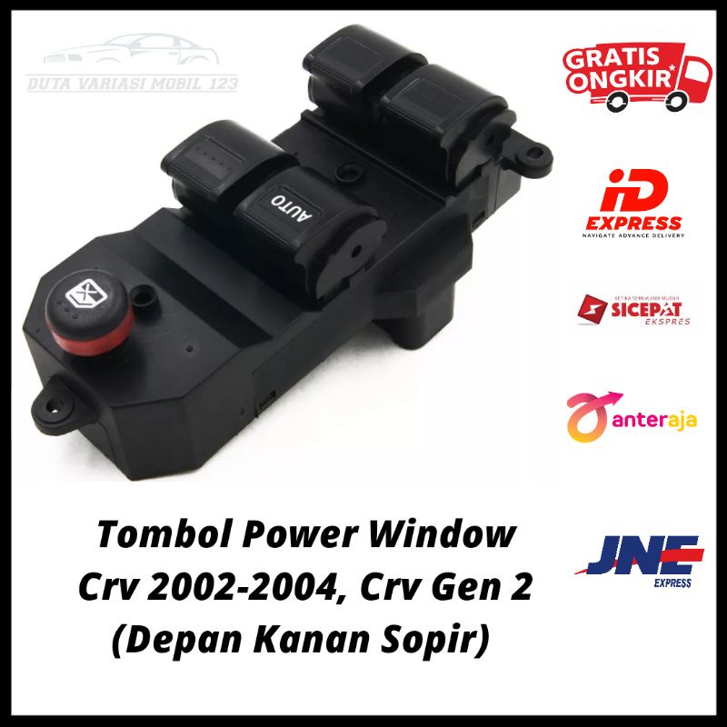 Tombol Pintu Switch Power Window Crv 2002 2003 2004, Crv Gen 2