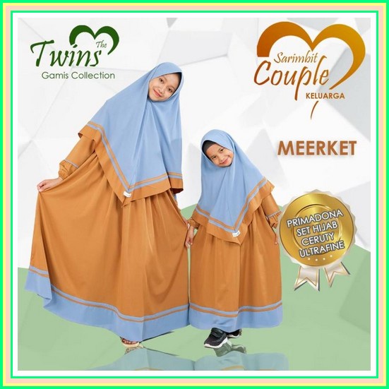 Gamis Couple Zulaikha/Gamis Couple Mosscrepe+Gamis Couple Tile/Gamis Couple Mutiara/Gamis Couple Kek