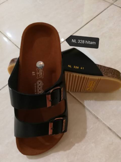 Sandal kulit pria dodoni L328 NL328 / LZ328 sandal dodoni sandal slip on casual pria
