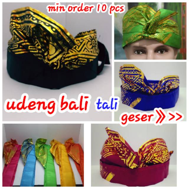 Udeng bali tali ikat praktis , MIN ORDER 10 PCS boleh campur (kode 06)