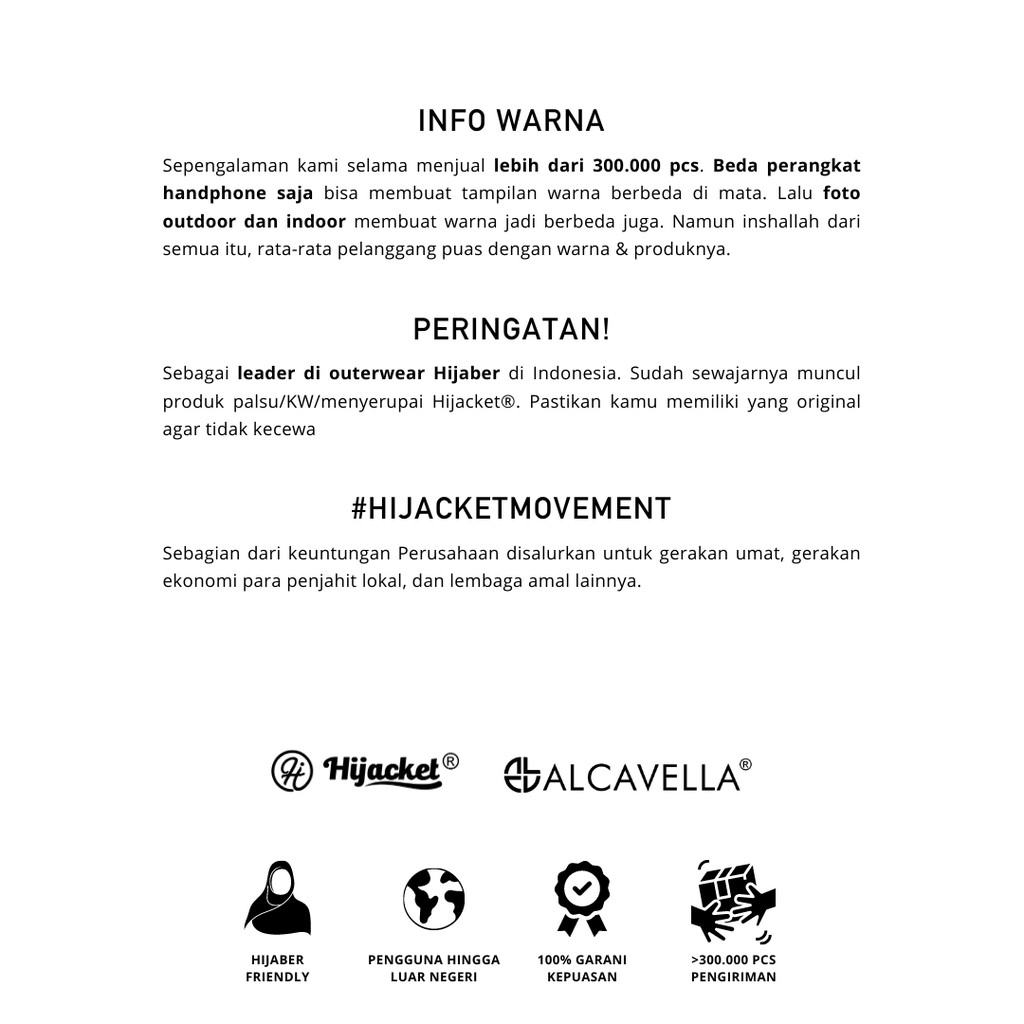 HIJACKET® ORIGINAL ADEEVA JAKET WANITA JAKET MUSLIMAH HIJABER PERTAMA DI INDONESIA-5