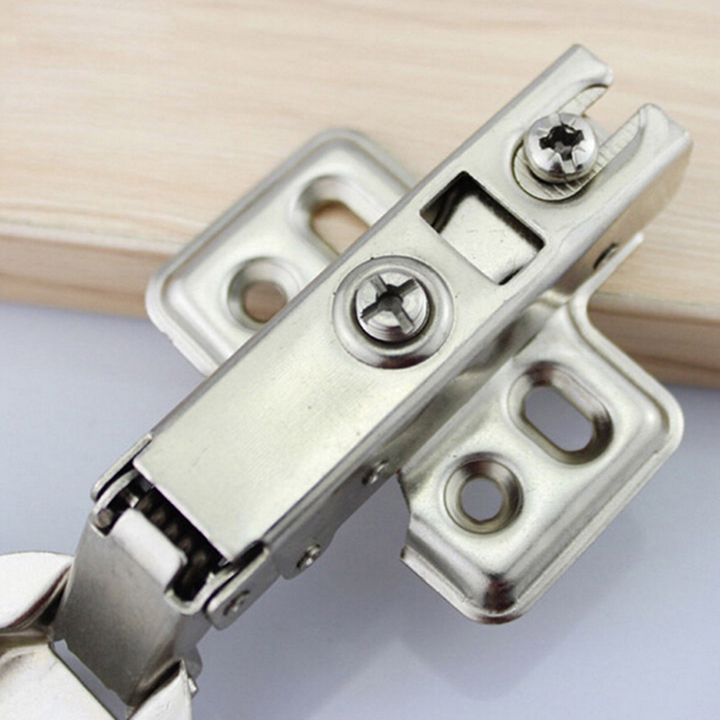 {LUCKID}1 x Safety Door Hydraulic Hinge Soft Close Full Overlay Kitchen Cabinet Cupboard