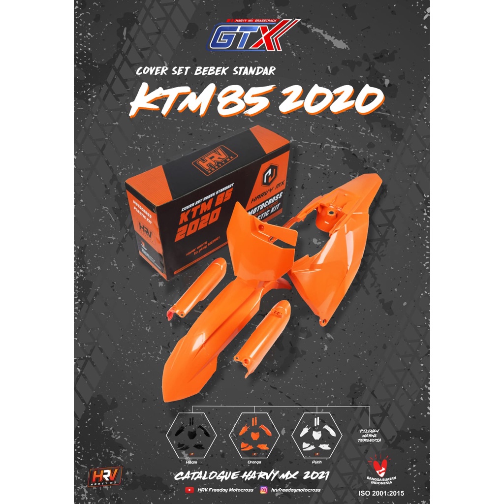 Cover Set HRV Tutup Body Set Trail Cross KTM 250 2017 KTM 85 2020 Bebek HRV