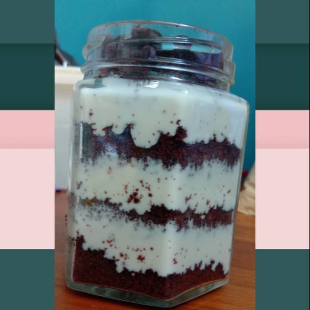 

Brownies redvelvet jar