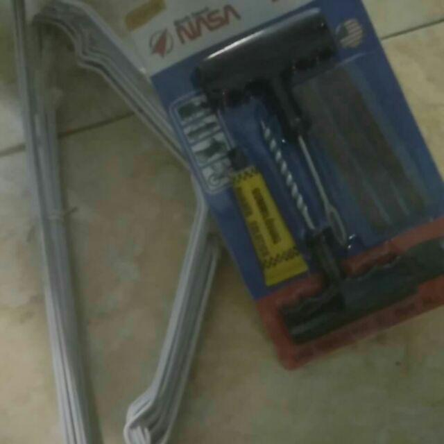 Hanger Baju Gantungan Baju Kawat Laundry 10 Pcs Murah