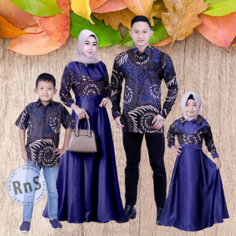 BATIK COUPLE KELUARGA KEKINIAN COUPLE BATIK GAMIS WANITA PRIA BAJU KONDANGAN COUPLE / COUPLE JESSY T