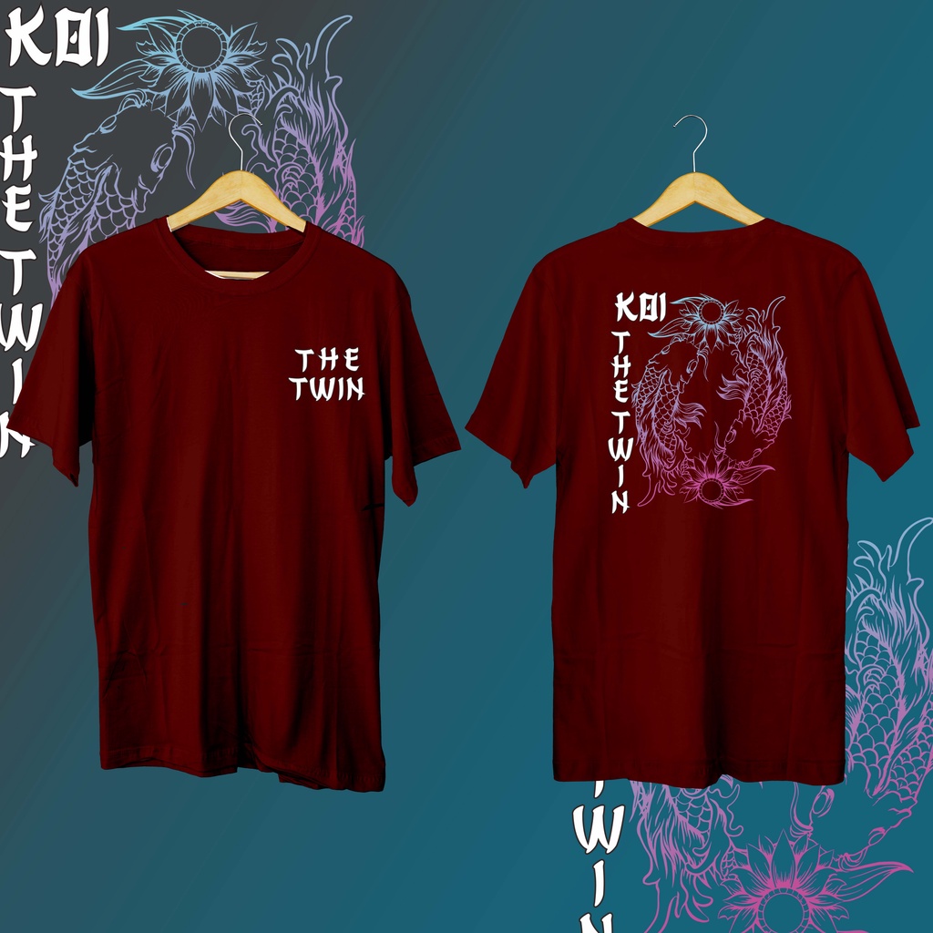 KAOS DISTRO PRIA GAMBAR DEPAN-BELAKANG/cotton combed 30s/kaos lengan pendek