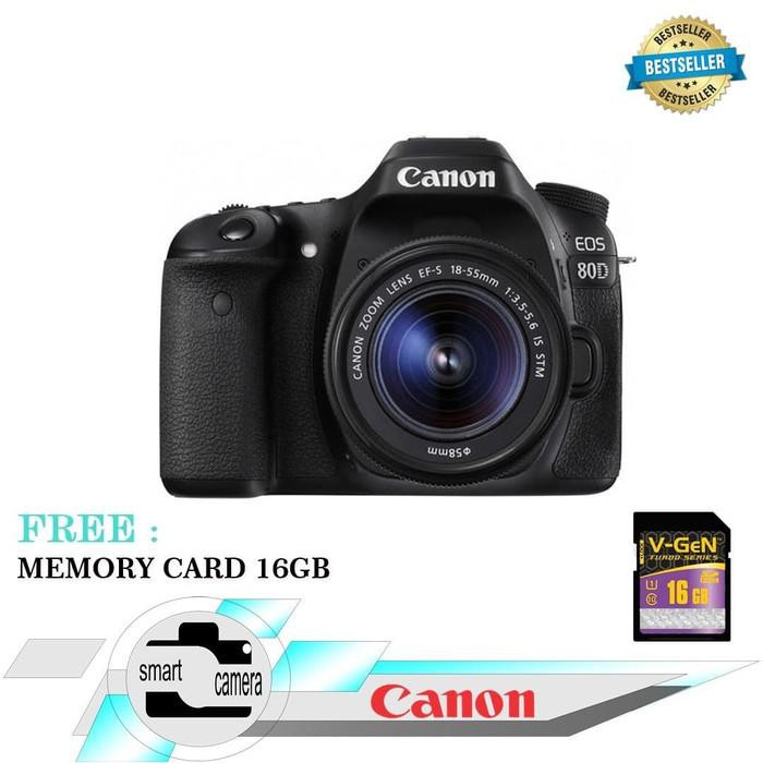 "KD" KAMERA CANON 80D KIT 18-55 STM / CANON EOS 80D / 80D