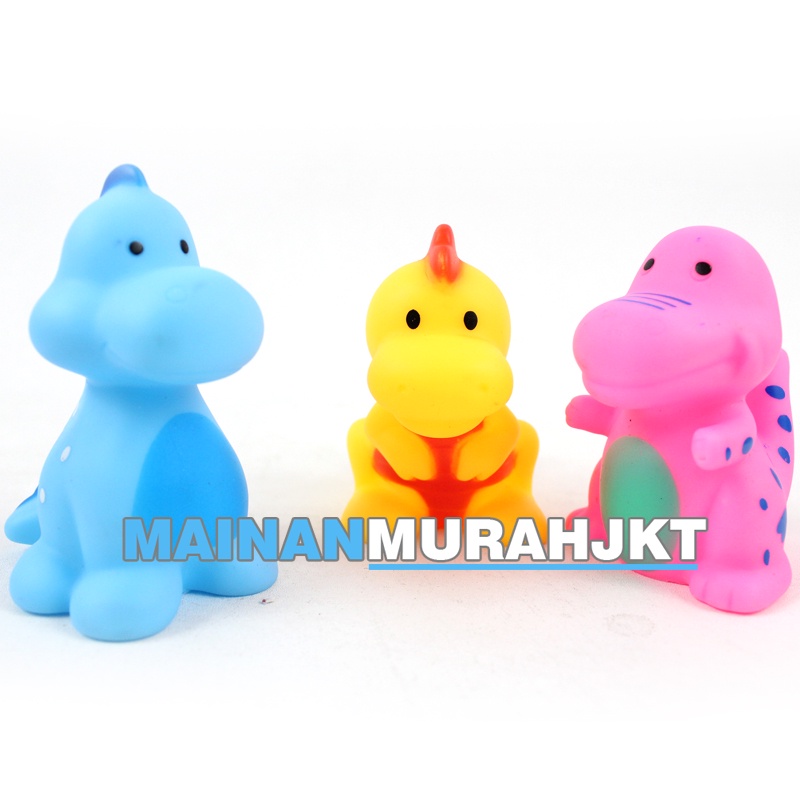 MAINANKEI ANAK MURAH SH303 DINO CIT CIT ISI 3 HAPPY PLAY MAINAN BONEKA MANDI DINO MAINAN BAYI