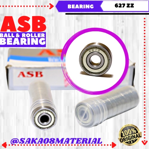 PROMO BALL & ROLLER BEARING 627ZZ 626ZZ ASB ORIGINAL TERBARU / BEARING 627 Z / BEARING 626 ZZ /KLAHA